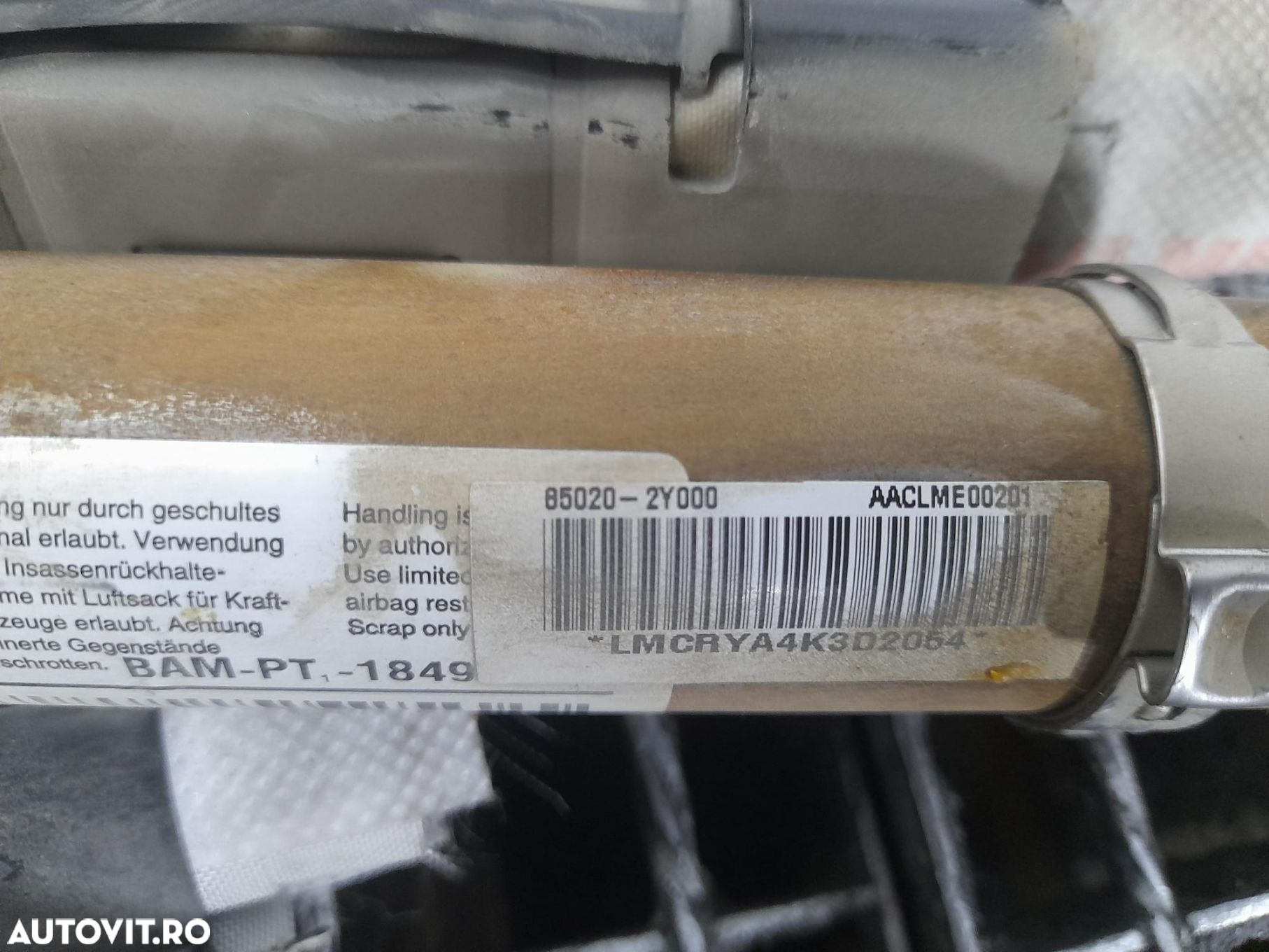 Airbag cortina 85020-2Y00 Hyundai ix35 1 [2009 - 2013] 2.0 crdi D4HA - 2