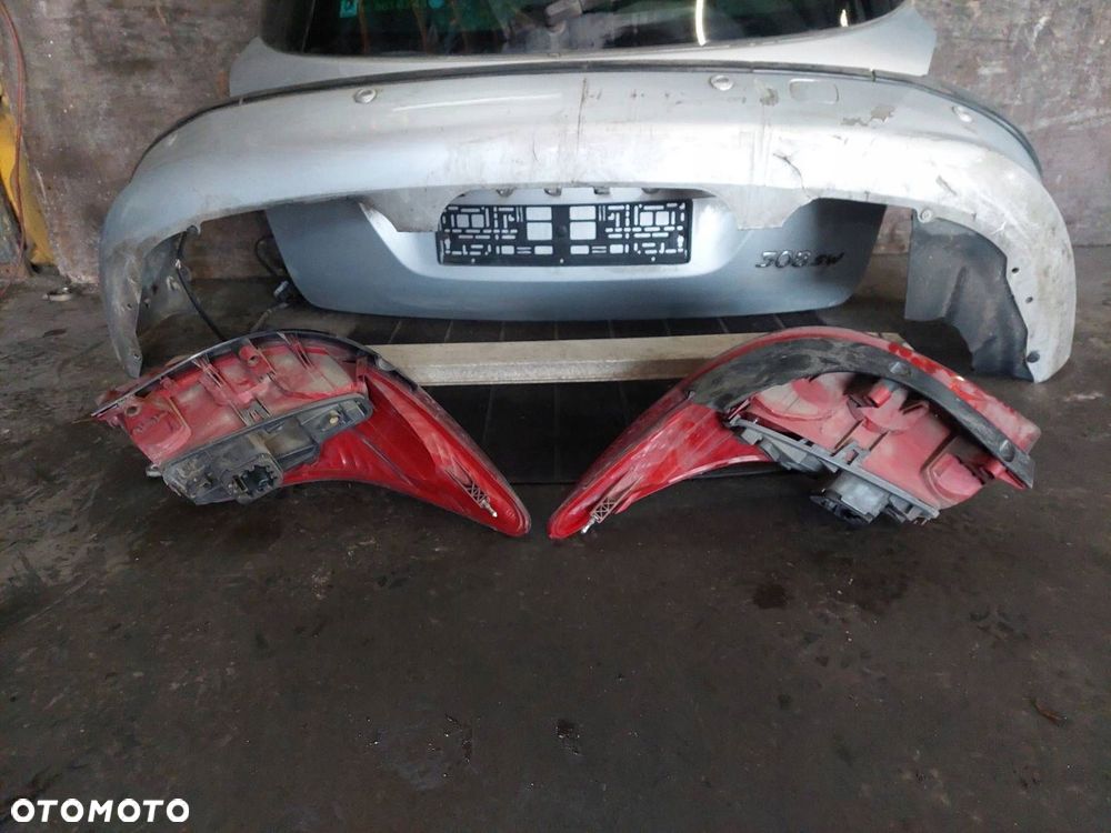 KOMPLETNY TYŁ KLAPA BAGAŻNIKA ZDERZAK LAMPY PEUGEOT 308 T7 KOMBI EZRC - 3
