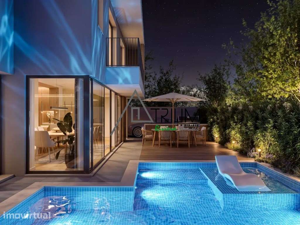 Lote urbano com projeto aprovado para moradia T3+1 com Piscina - Sã... - Grande imagem: 4/23