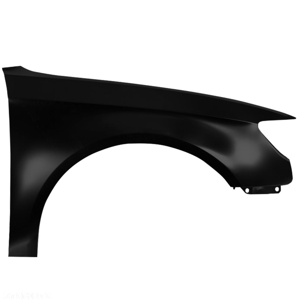 BLU Błotnik Audi A6 C7 LY9B Prawy Czarny 2011-2018 przód BrillantSchwarz - 2