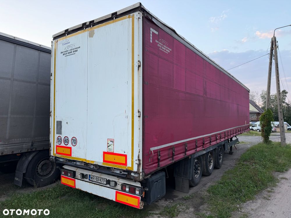 Krone FIRANKA STANDARD / OSIE BPW / ŁADNE PLANDEKI / RAMA NIE POGNITA W SUPER STANIE / SPRAWNA GOTOWA DO DALSZEJ PRACY // 5 SZTUK DO WYBORU ( RÓZNE MARKI NACZEP ) !! - 2