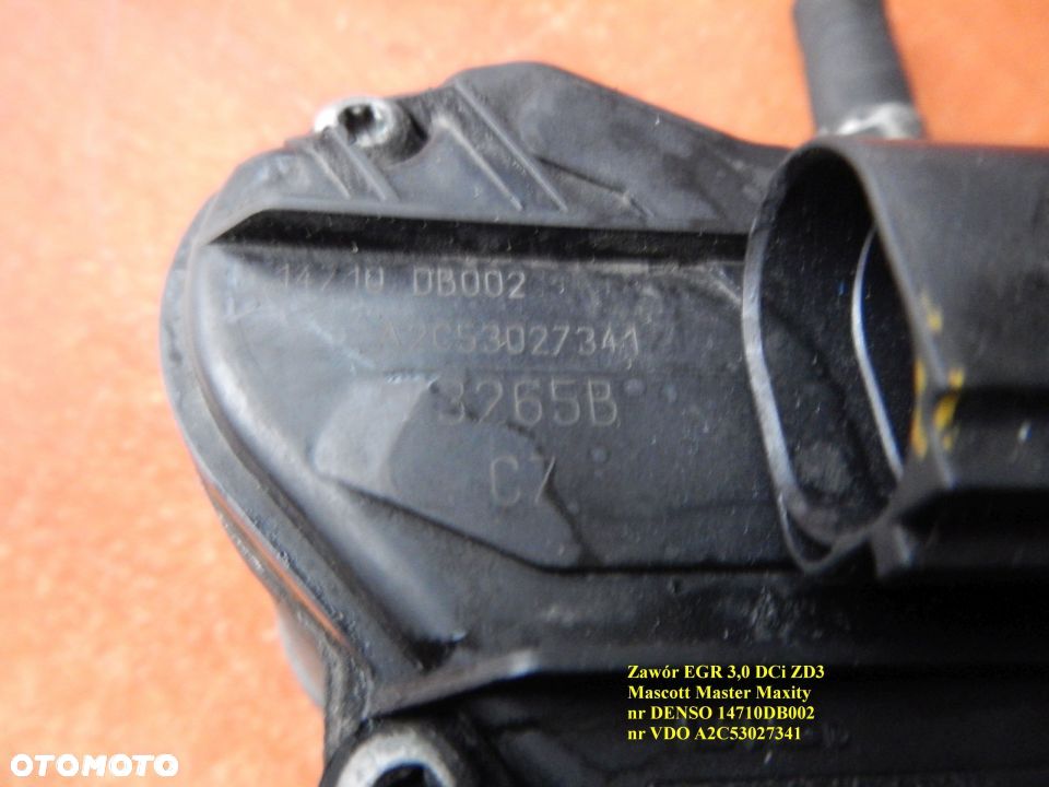 A2C53027341 ZAWÓR EGR RENAULT 3.0 DCI 14710DB002 - 3