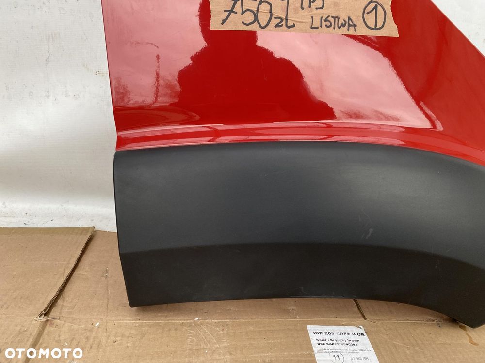 DUCATO BOXER JUMPER LIFT MAXI 14- BŁOTNIK PRZEDNI PRAWY Z LISTWĄ CZERWONY - 3