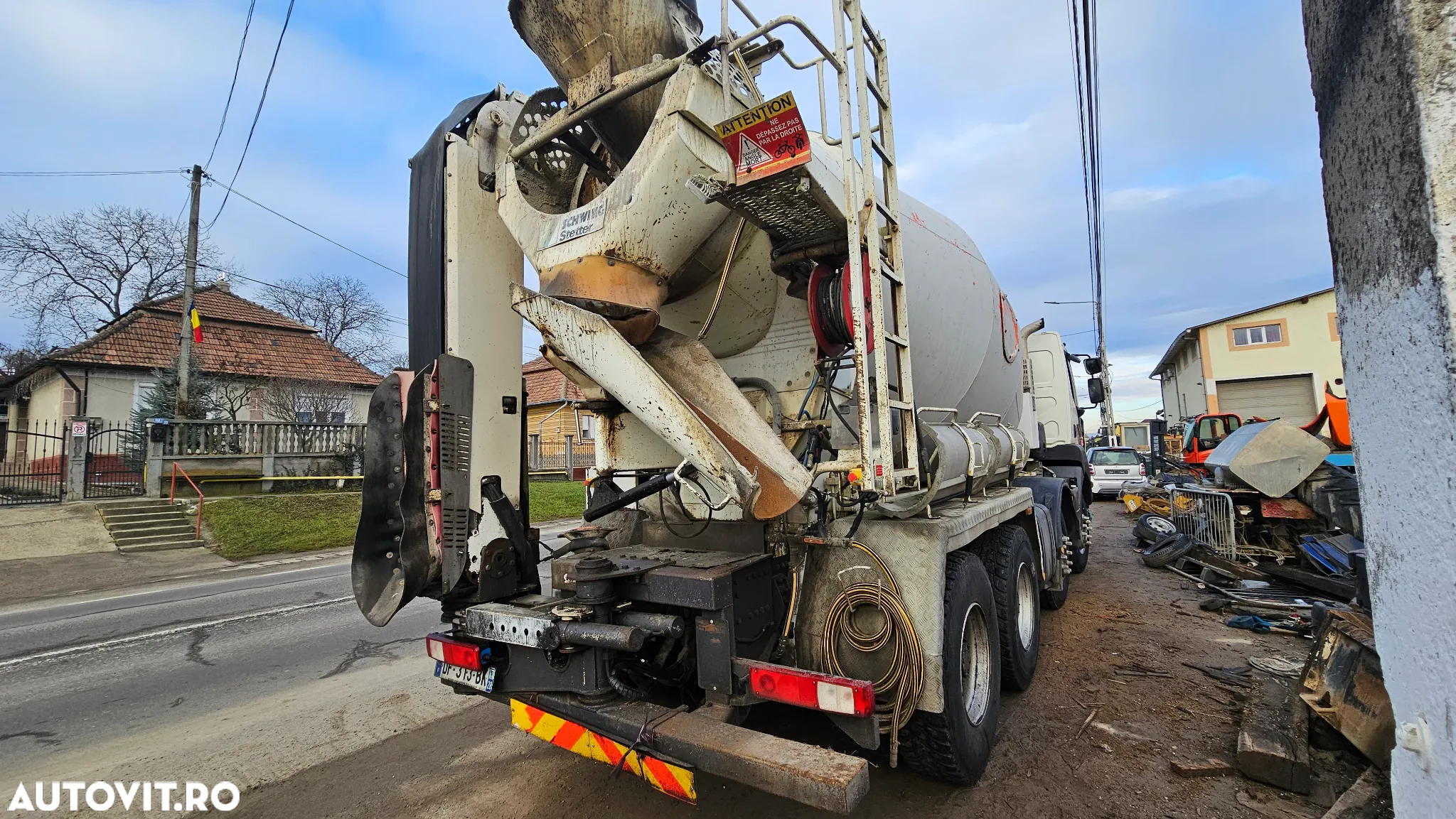 Renault Kerax  430, 8x4 Autobetonieră cu banda - 8