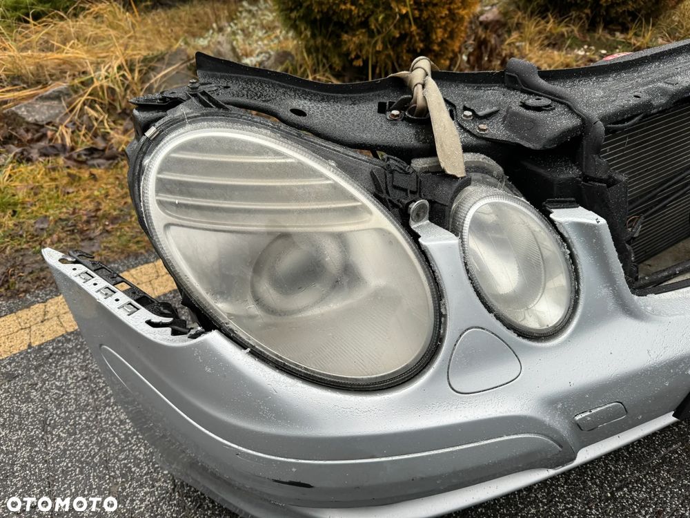 PRZÓD KOMPLETNY ZDERZAK PAS REFLEKTOR MERCEDES W211 LIFT FL - 7
