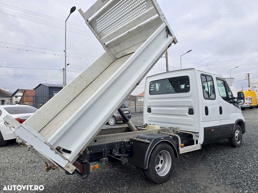 Iveco Daily 35C14 doka, 6 loc. basculabila, 140 CP, 2020, 62400 km. - 6