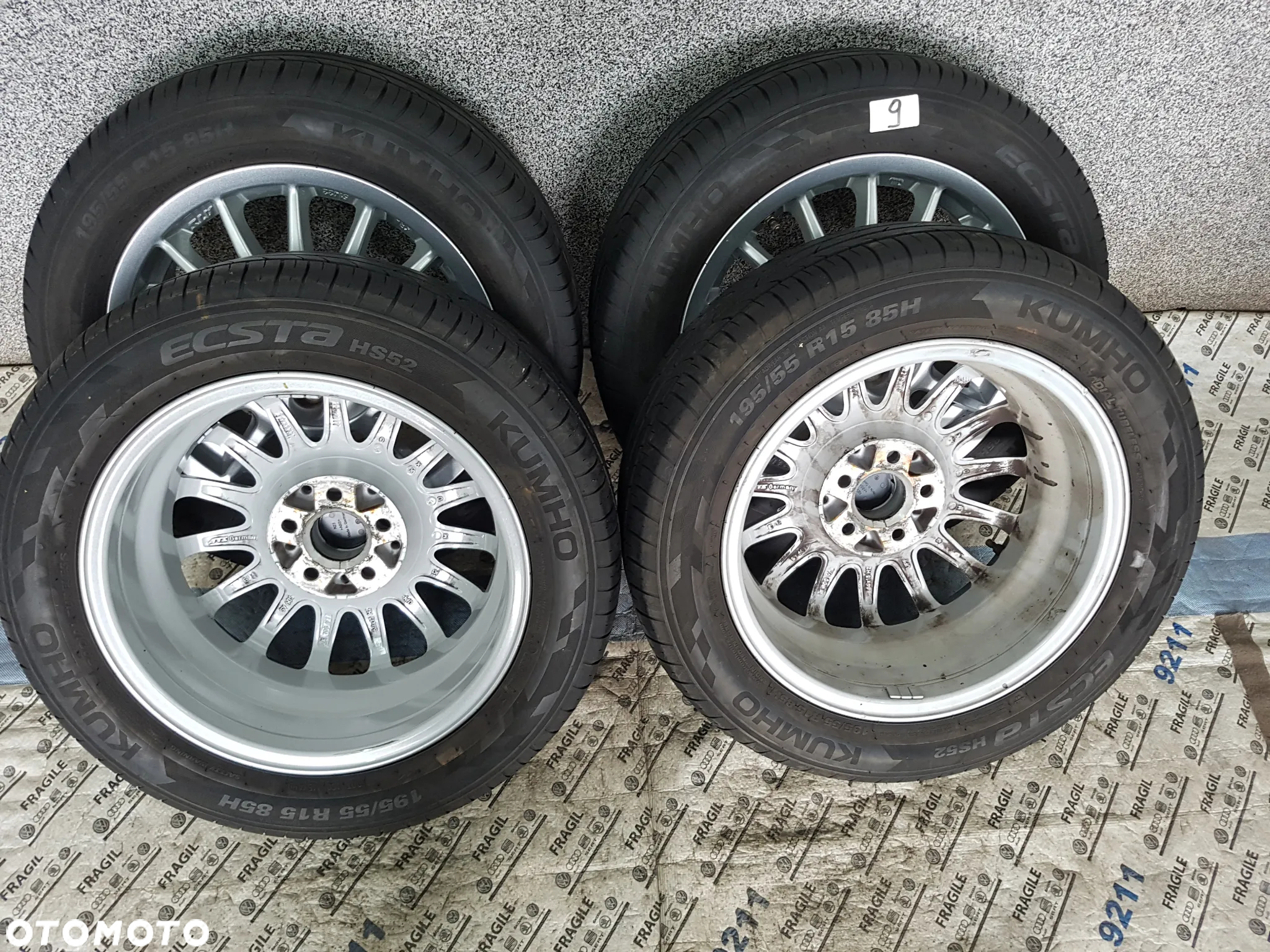 KOŁA SEAT IBIZA WV POLO SKODA FABIA  5X100  195/55R15 6JX15 ET38 - 19