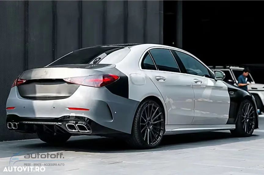 Pachet exterior compatibil cu Mercedes C-Class W205  (2018-2022) Conversie la W206 C63 Design - 20