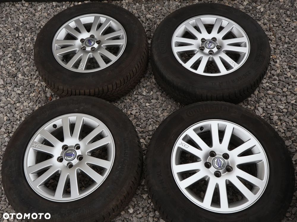 VOLVO XC90 I 03-14R KOŁA ZIMOWE 17" 5X108 OPONY CONTINENTAL 2023R FELGI ALIMINIOWE ORYGINAŁ 235 65 17 - 1