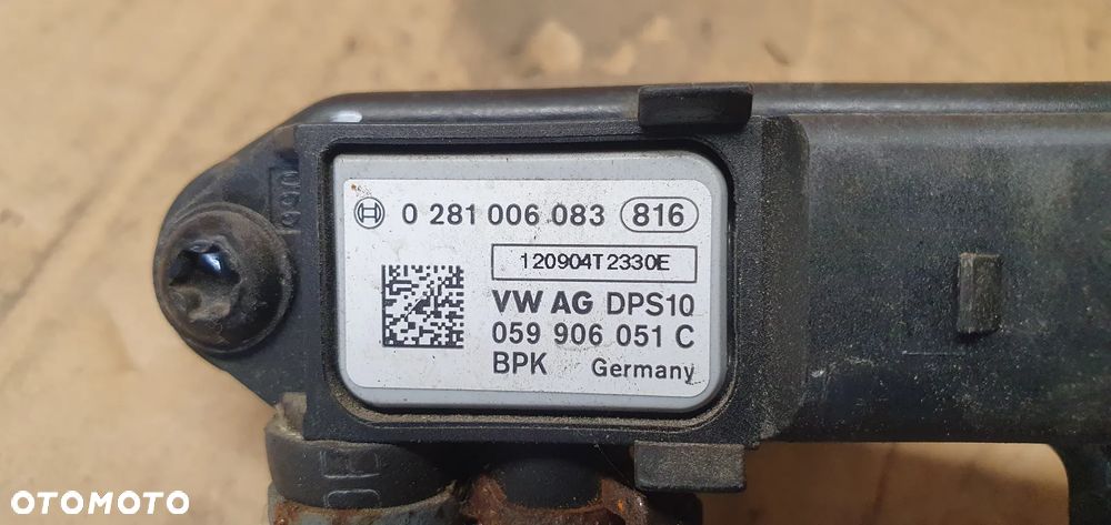 Czujnik ciśnienia spalin Skoda Rapid 1.6 TDI 059906051C 6R0131552H - 7
