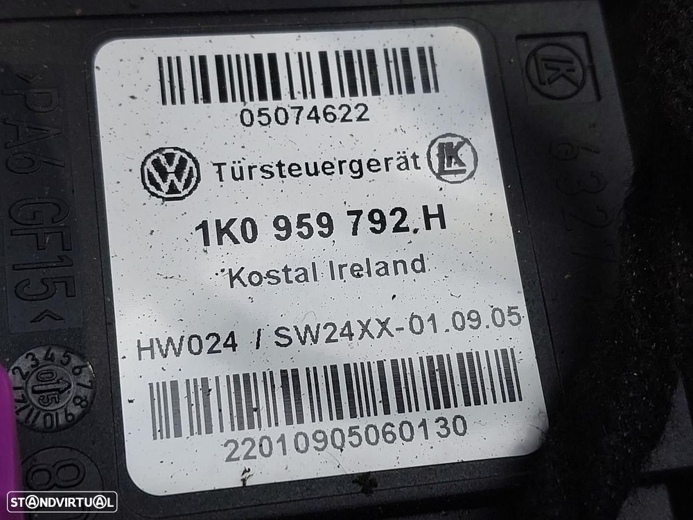 ELEVADOR DE VIDRO FRONTAL DIREITO SEAT LEON 2005 -1P0837462A - 3
