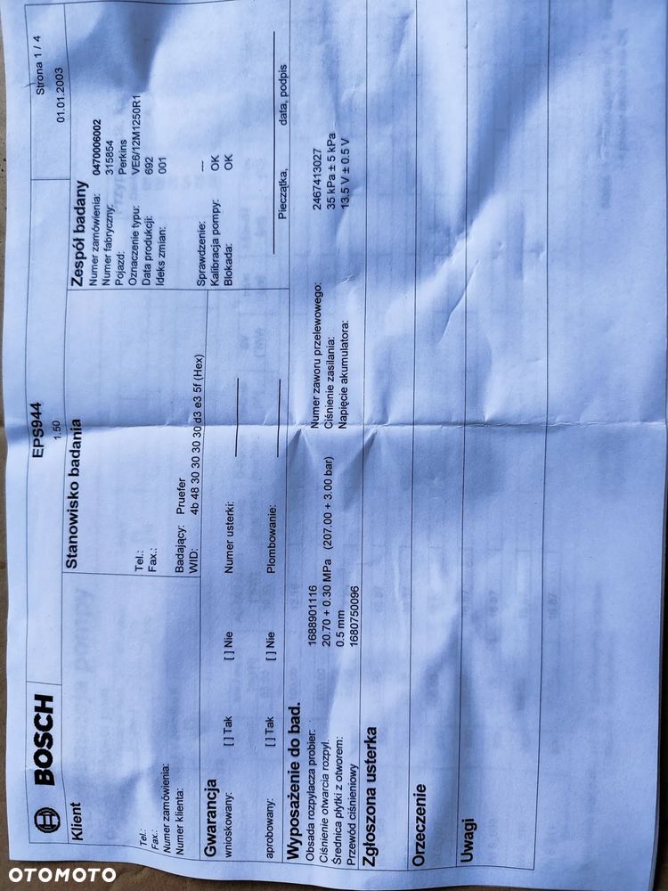 Pompa wtryskowa BOSCH VP30 0470006002 - 6
