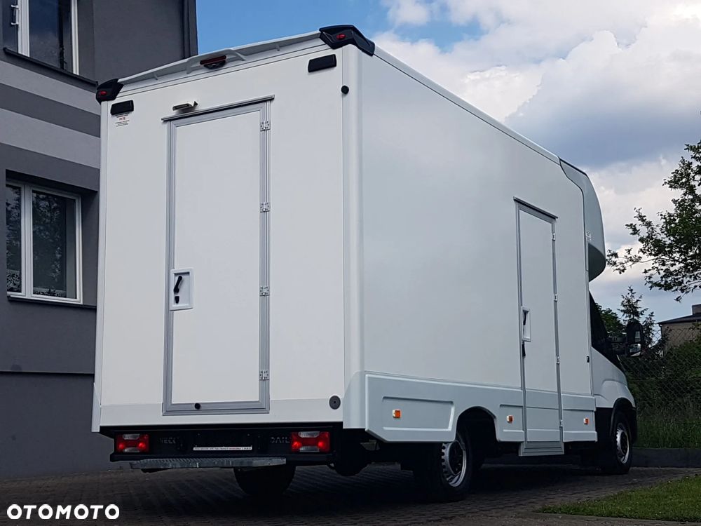 Iveco DAILY KONTENER NISKOPODŁOGOWY 4,44x2,23x2,42 SKLEP FOODTRUCK BAR KLIMA KONIOWÓZ KAMPER 35S14 KRAJOWY - 29