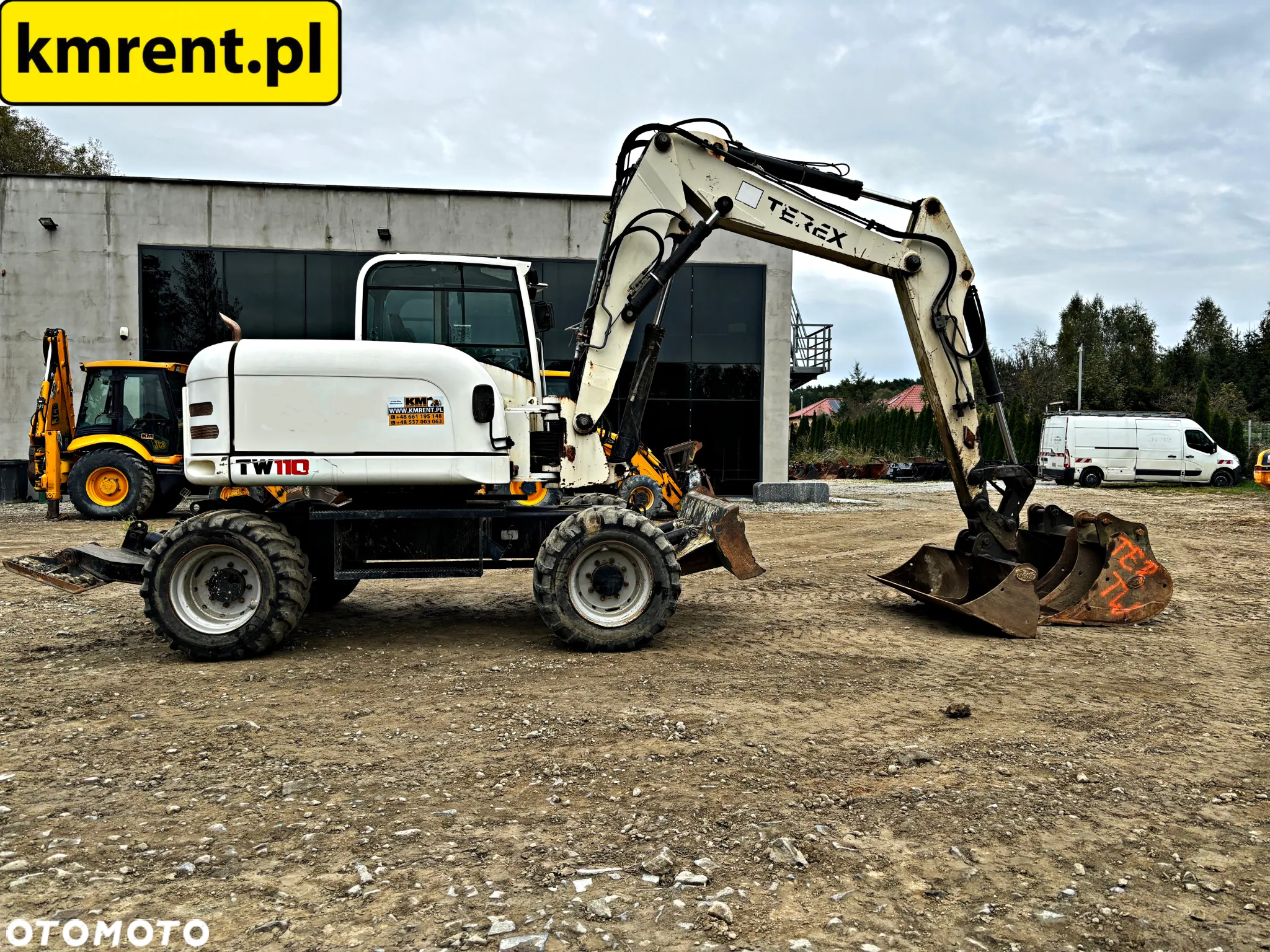 Terex TW110 KOPARKA KOŁOWA 2007R. | 98 KOMATSU PW 110 LIEBHERR 311 TAK - 5