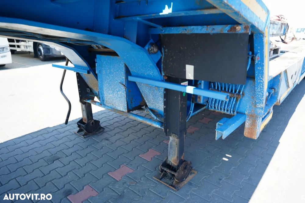 Trax / REMORCĂ JOS / REMORCĂ AUTO 15,3 M / 4 AXE (2 DE DIRECȚIE) / - 20
