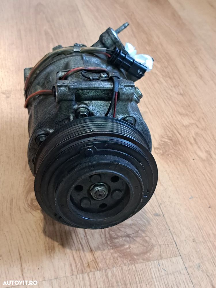 Compresor clima ac aer conditionat climatizare Sanden 6pk original Jaguaar XE XF XJ E-Pace F-Place F-Type XF Sportbrake Land Rover Defender Discovery 4 Discovery Sport Discovery 5 Range Rover Evoque Range Rover 4 Range Rover Sport Range Rover Velar 2.0l 3.0l 5.0l 4.4l - 2