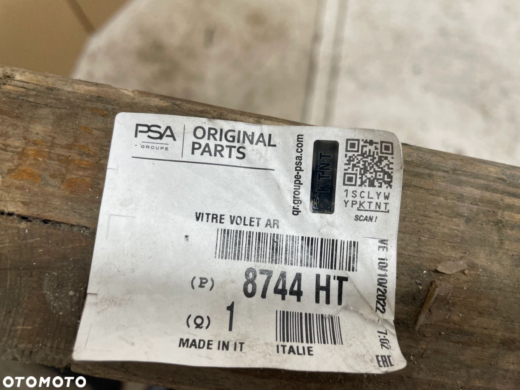 SZYBA KLAPY BAGAŻNIKA CITROEN C3 PICASSO NOWA - 6