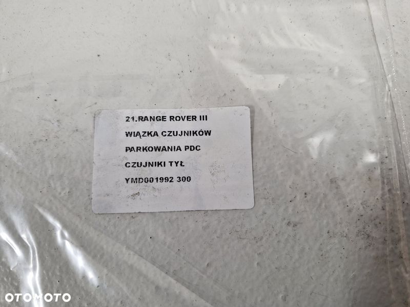 RANGE ROVER L322 WIĄZKA PDC PARKOWANIA TYŁ YMD001992 CZUJNIKI 4 SZT - 8