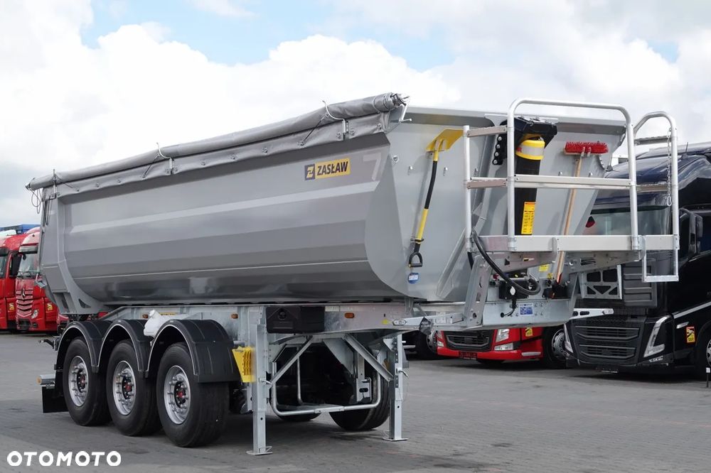 Zaslaw WYWROTKA 24 m3 / FABRYCZNIE NOWA / STALOWA / RYNNA WANNA HP / OŚ  PODNOSZONA / SAF / 2025 ROK - 2