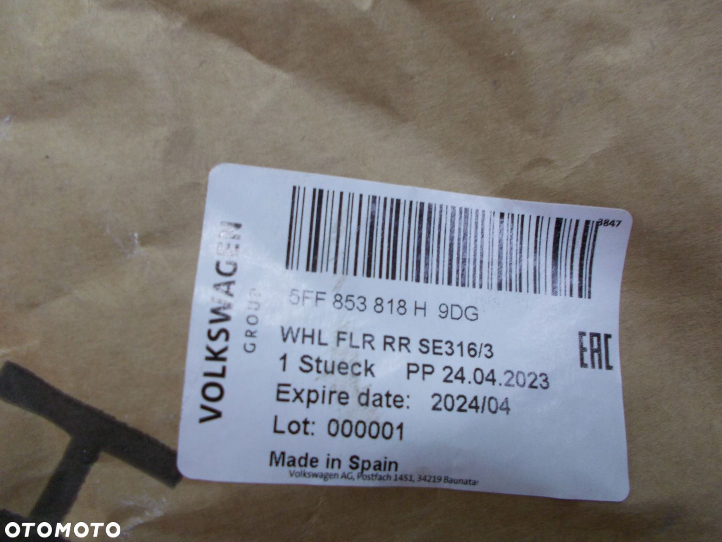 CUPRA FORMENTOR 20-25 5FF853818H LISTWA BŁOTNIKA PRAWA TYŁ NOWA ORYGINAŁ - 4