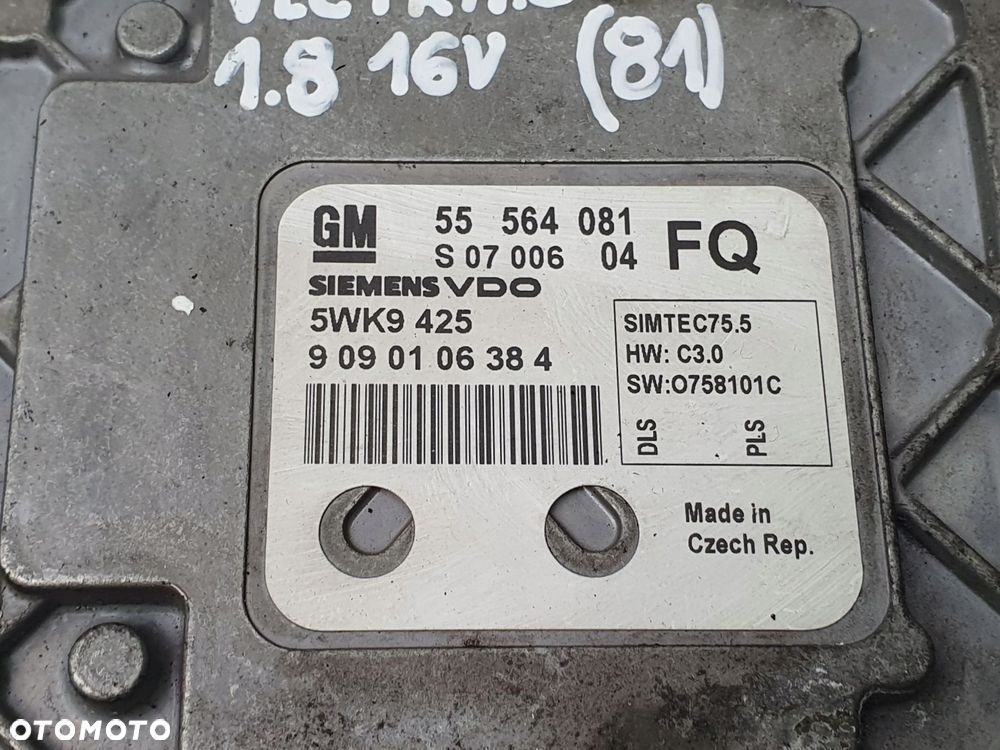 STEROWNIK SILNIKA Opel Vectra C 1.8 16V 55564081 5WK9 425 FQ - 3