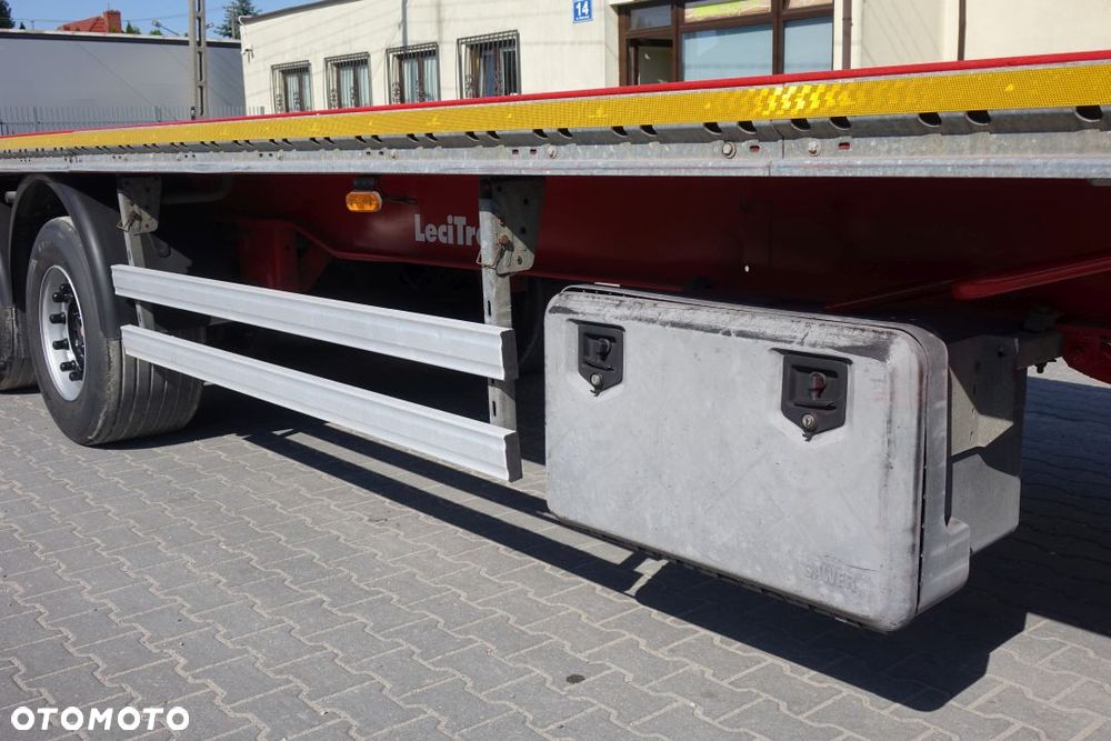 LeciTrailer PLATFORMA / MEGA / OSIE SAF / PODŁOGA WZMACNIANA - SZYNA-DESKA - 11