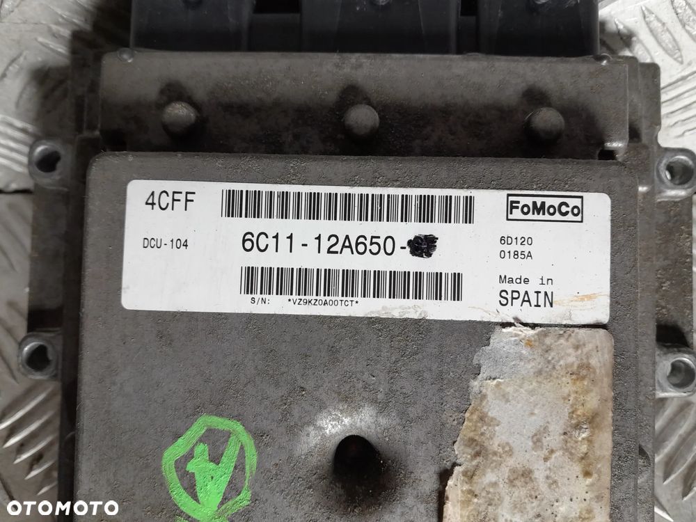 FORD TRANSIT MK6-7 KOMPUTER STEROWNIK SILNIKA TDCI OZNACZENIE: 6C1112A650CF - 5