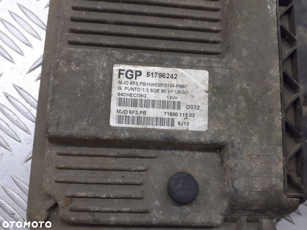 KOMPUTER STEROWNIK SILNIKA FIAT PUNTO II 1.3 JTD 51796242 - 3