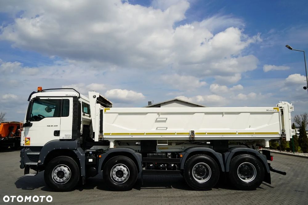 MAN TGS 35.400 / 8X4 / WYWROTKA 2 STR / HYDROBURTA / BORDMATIC / AUTOMAT / EURO 5 EEV - 12