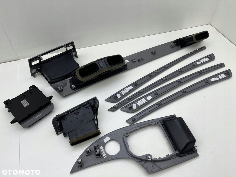 BMW 5 E60 E61 LIFT LISTWY DEKORY TITAN II DUNKEL KOMPLET EUROPA 7129233 - 16