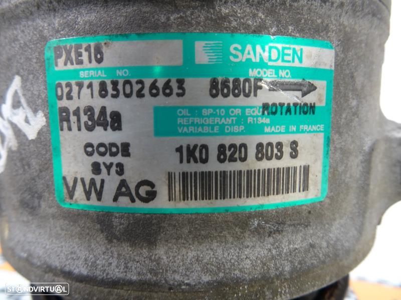 Compressor Do Ac / Ar Condicionado Volkswagen Golf V (1K1)  1K0820803s - 8