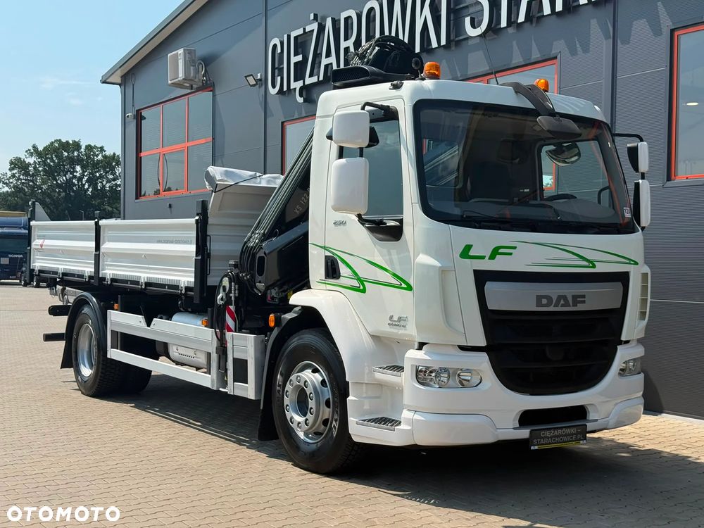 DAF LF CF 250 // Wywrotka 3-stronna // Żuraw HIAB XS 122 DUO // Klimatyzacja // Euro 6 // Krane, Kipper, Kran - 15