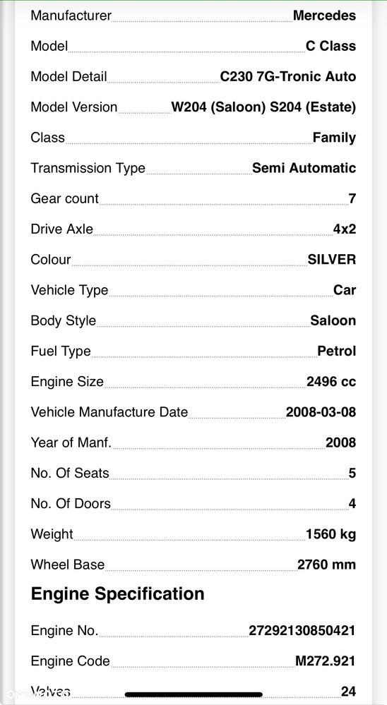 Skrzynia biegów nr 327 mercedes w204 s204 automatMERCEDES C-KLASA W204 2.5 B 3.0B 204ps SKRZYNIA BIEGÓW 7G AUTOMAT 722998    automatyczna - 8