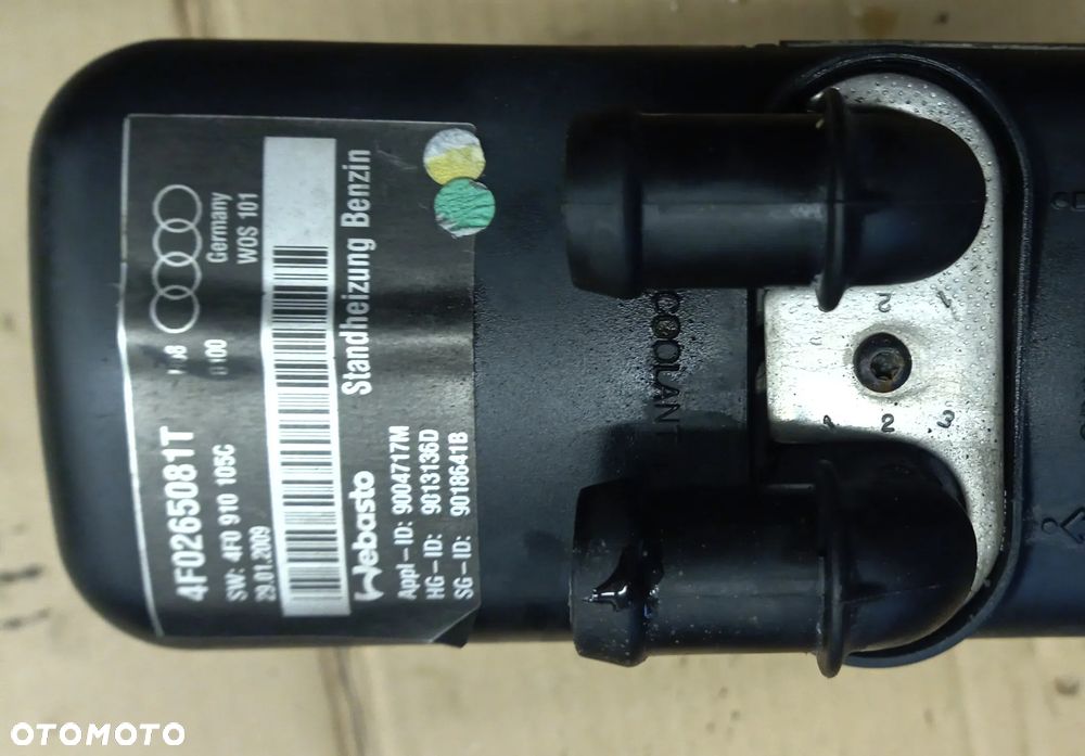 Audi A6 C6  3.0 V6 TFSI podgrzewacz webasto 4F0265081T - 3