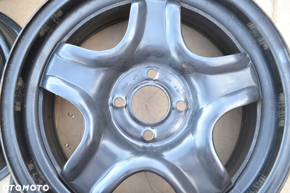 FELGI STALOWE RENAULT DACIA 4x100 6J16 ET 37 x4szt F-574 - 10
