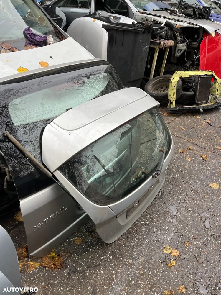 Haion spate portbagaj Ford Fiesta MK6 2010 gri argintiu cu luneta - 6