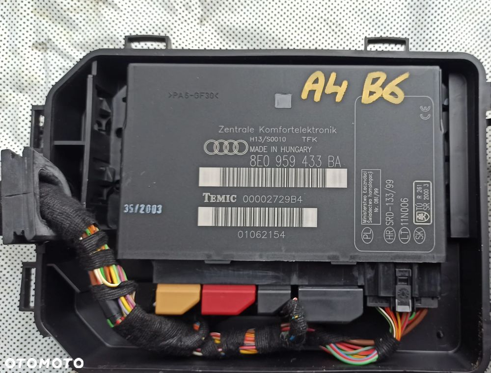 AUDI A4 B6 MODUŁ KOMFORTU 8E0959433BA - 1