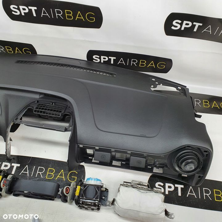 TOYOTA AYGO DESKA ROZDZIELCZA KONSOLA KOKPIT PULPIT PODUSZKI AIRBAG AIR BAG PASY KIT SET - 3