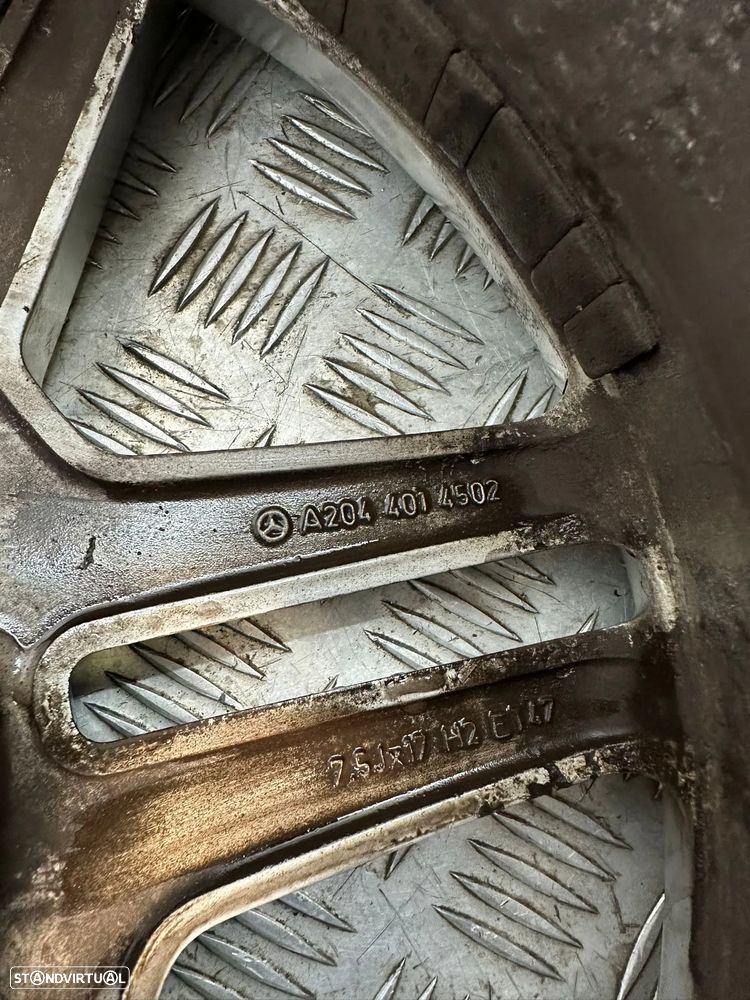 .Conjunto Jantes 17 AMG Originais Mercedes Benz 5x112 7.5J 8.5J ET47 ET58 - 8