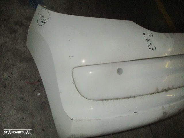 Parachoques PC1020 PEUGEOT 207 2010 5P BRANCO TRZ - 3