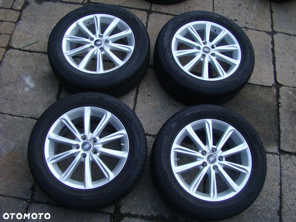 a302 5x108 Ford Kuga S-Max 7jx17 opony zima 235/55 R17 czujniki - 1