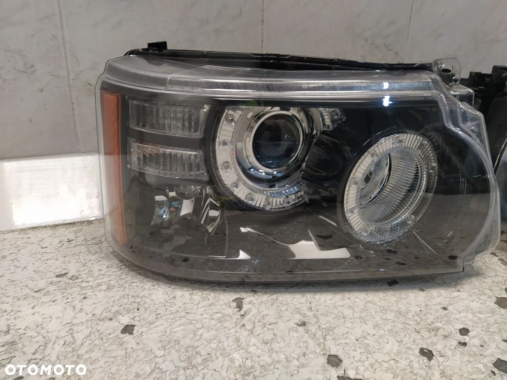 RANGE ROVER SPORT L320 LIFT LAMPA LAMPY REFLEKTOR REFLEKTORY PRZÓD PRZEDNIE LEWA PRAWA XENON PRZETWORNICE KOMPLET ORYGINAŁ - 4