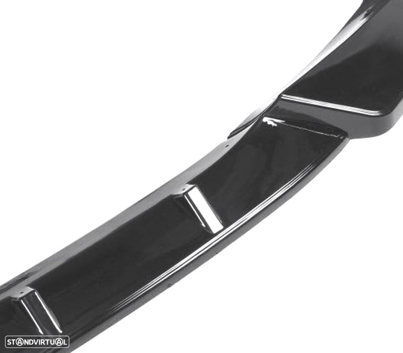 SPOILER LIP FRONTAL PARA BMW SERIE 3 G20 19- LOOK M PERFORMANCE II PRETO BRILHANTE - 2