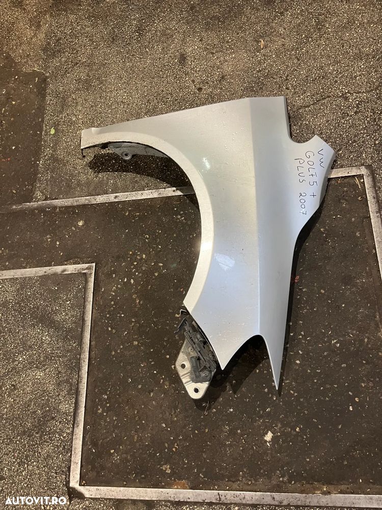 Aripa dreapta fata VW Volkswagen Golf 5+ plus gri argintiu 2008 - 3