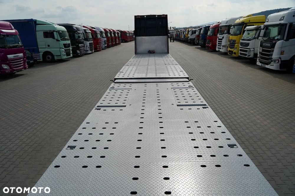 DAF XF 480 / ZESTAW TANDEM LAWETA / 15 ,6 M / SSC / PRZEJAZDOWY / NAJAZDY HYDRAULICZNE / STEROWANIE RADIOWE / WYCIAGARKA / OŚ PODNOSZONA / KLIMA POSTOJOWA - 24