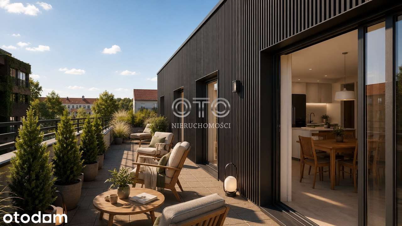 Przestronny apartament 115 m² z dużym tarasem