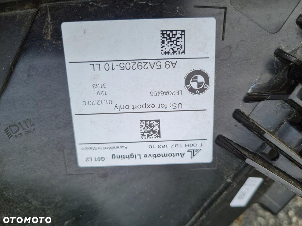 BMW X3 X4 G01 G02 Lift LCI Full Led Adaptive Shadow Line 5A29205-10 OKAZJA - 9