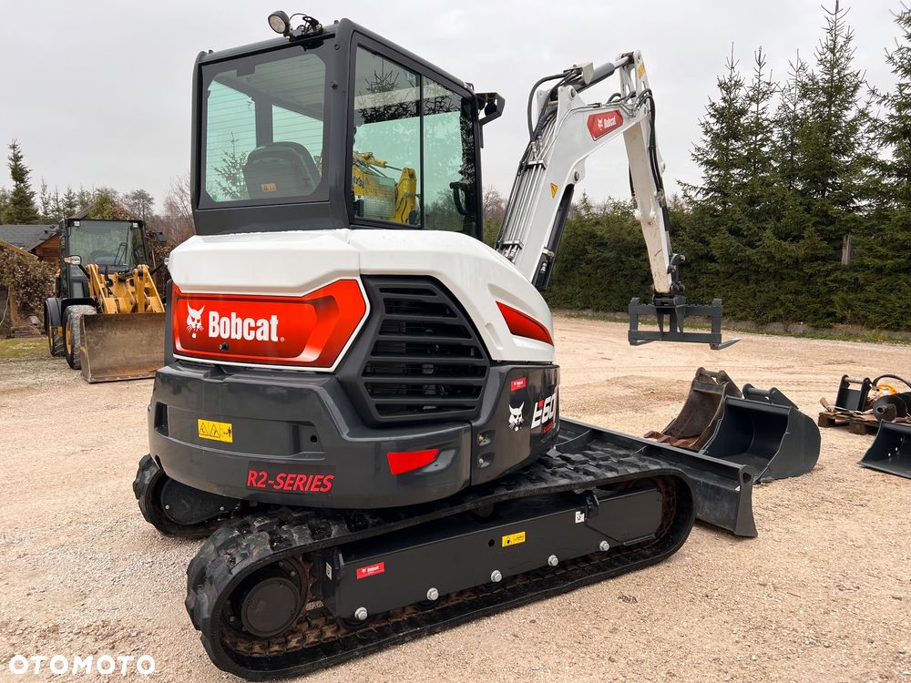 Caterpillar Minikoparka BOBCAT E55Z 23r E60 5 6 tony dodatk linie hydr e35 e 34 e35z cat 304 303,5 serwisowana 1 wł koparka gąsienicowa Cat 303.5 304 305 305.5 306  Kubota 3,5tony - 27