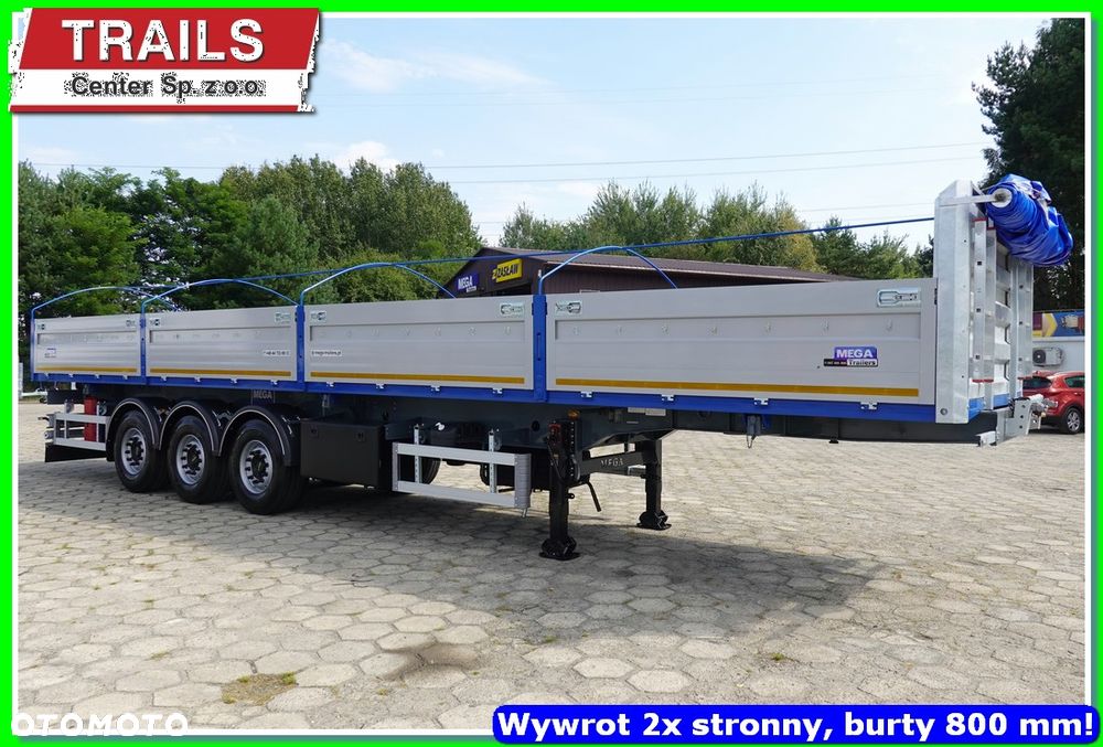 Inny Wywrotka 2x strony, platforma 12,60 m, burty ALUM 600/800 mm !!! - 40