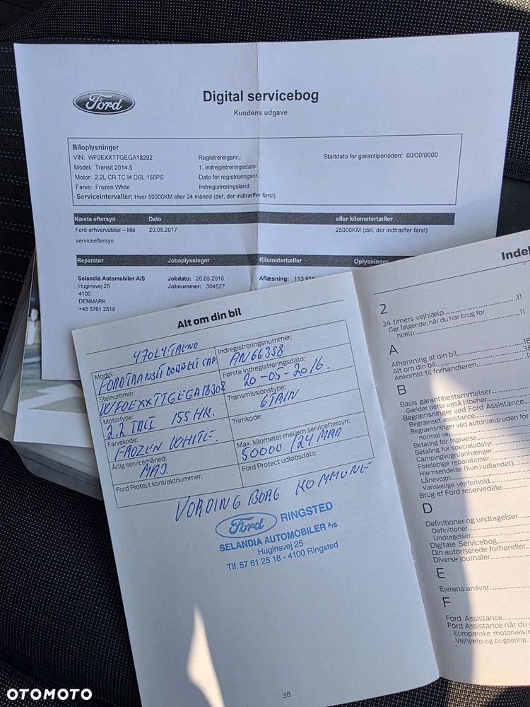 Ford TRANSIT 2,2 TDCI 155 KONNA DOKA BRYGADÓWKA 7 OSOBOWA 3,5M SKRZYNIA KLIMA 113T/KM PRZEBIEGU GWARANCJA BLIŻNIAKI DO 3,5T - 32